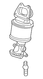 18290R70A02 - : Catalytic Converter With Integrated Exhaust Manifold for Acura Image
