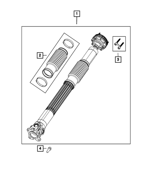 Drive Shaft for 2023 Jeep Gladiator #0