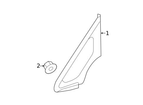 Glass & Hardware for 2017 Kia Forte #0