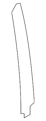 90422FG141 - Body: Black Out Tape for Subaru Image