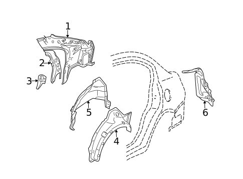 Inner Structure for 2013 Suzuki SX4 #0