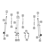 2nd Row Seat Belt And Retractor