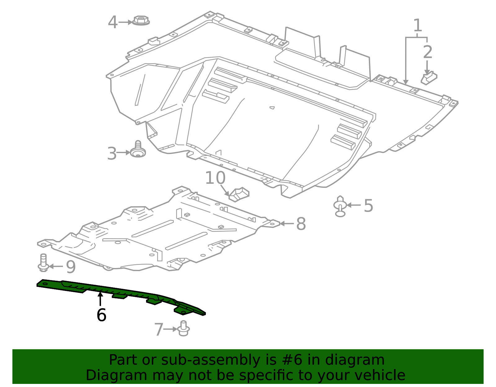 2022-2026 GMC Front Deflector 85524313 | OEM Parts Online
