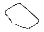 MR271732 - Body: Lift Gate Weatherstrip for Mitsubishi Image