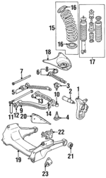 MNA2140AC - : Shock Absorber for Jaguar: Vanden Plas, XJ6, XJR Image