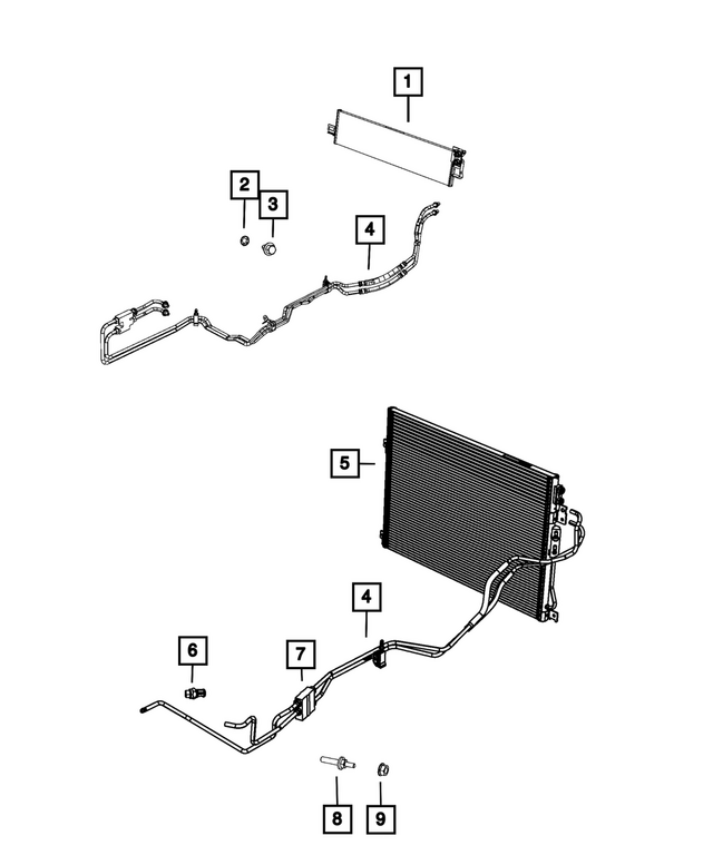 68232604AB - Cooling: Transmission Oil Cooler for Mopar Image