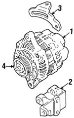 91176782 - Electrical: Front Bracket for Chevrolet: Tracker Image