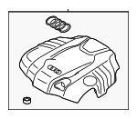 59103925CF - Engine: Engine Cover for Audi: A6 Quattro, A7 Quattro, Q5 Image