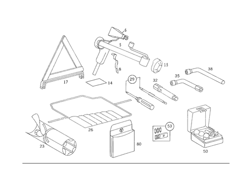 Tools and Accessories for 1987 Mercedes-Benz 300TD #0