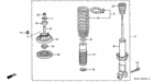 51621SD4004 - Chassis: WASHER, SHOCK ABSORBER MOUNTING (SHOWA) for Honda Image