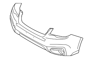 57704SG030 - : Bumper Cover for Subaru: Forester Image