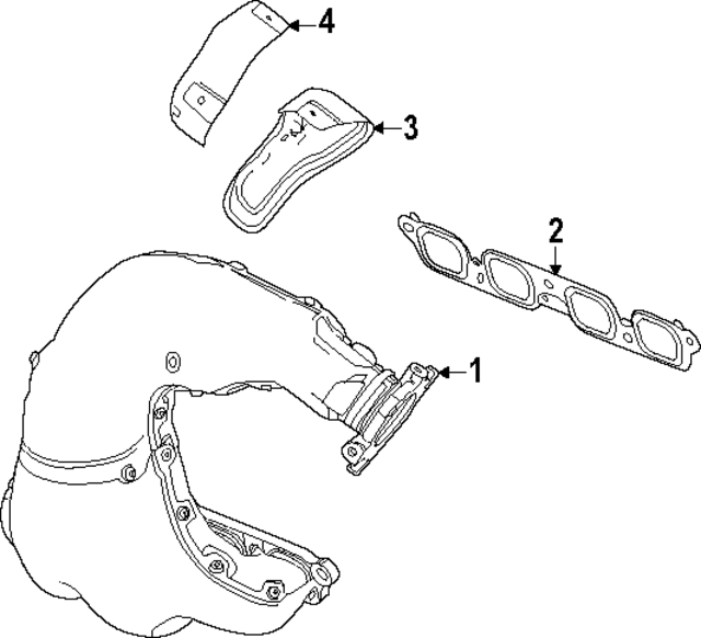 12716153 - : Part# 12716153 F (S)Manifold for Chevrolet: Corvette Image