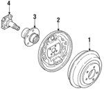 4423134 - Brakes: Brake Drum for Dodge: Monaco Image