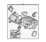 T2R22390 - : Evaporator Assembly for Jaguar: F-Type Image