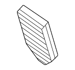 C2P2410 - : Cabin Air Filter for Jaguar: F-Type, XK, XKR, XKR-S Image