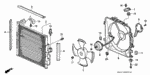 80110SR1A22 - Body/Air Conditioning: CONDENSER (SAM) for Honda Image