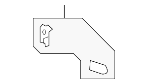 1K0898955 - : Seat Lumbar Support Cushion Hardware Kit for Audi Image