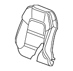 4F0881805ACQJH - Body: Seat Back Cover for Audi: A6, A6 Quattro, S6 Image