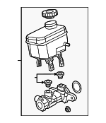 68465216AA - Body: Master Cylinder Assembly for Jeep: Gladiator, Wrangler Image