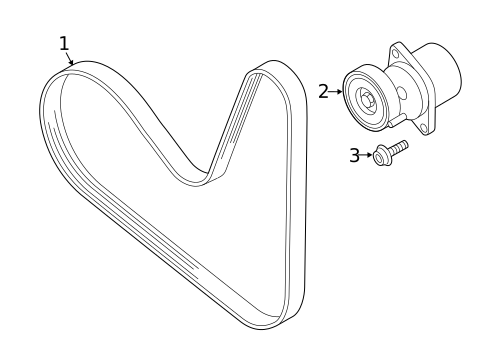 Belts & Pulleys for 2020 Volkswagen Arteon #0