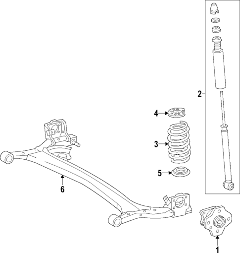 Rear Axle for 2011 Mazda 2 #0