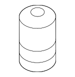 1737516034B - Body: Hood Bumper for Genesis: G80, GV80, GV80 Coupe | Hyundai: Accent, Elantra, Elantra GT, Elantra N, Ioniq, Kona, Kona Electric, Kona N, Sonata, Tucson, Veloster, Veloster N, Venue Image