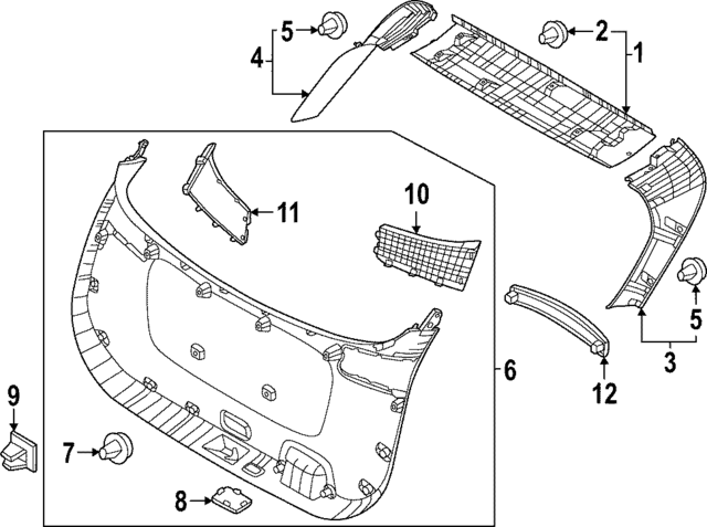 81714DW000 - : Access Cover for Kia Image