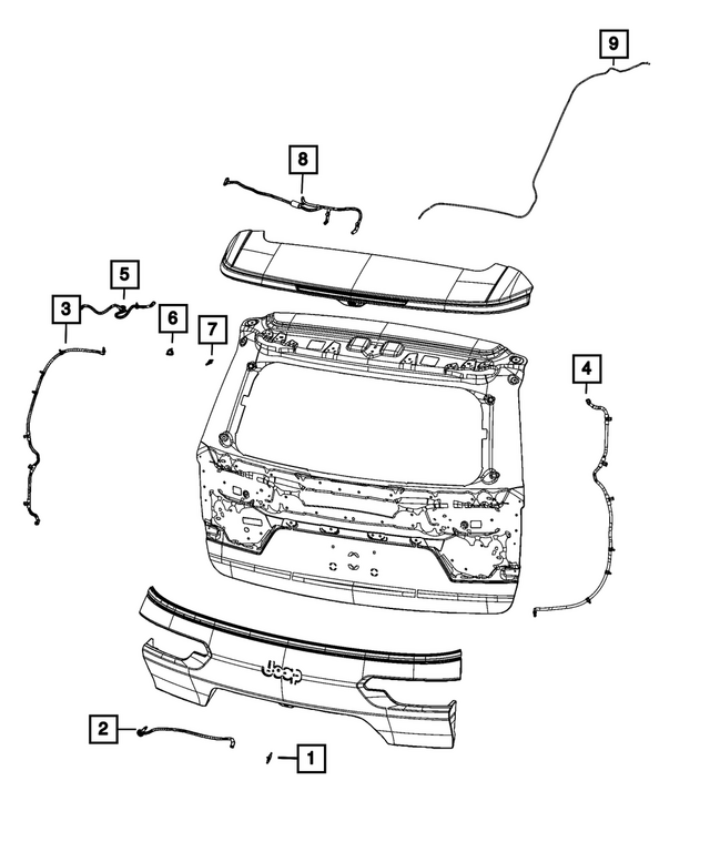 « 68377241AA – Electrical : Liftgate Camera Washer Nozzle pour Mopar Image »