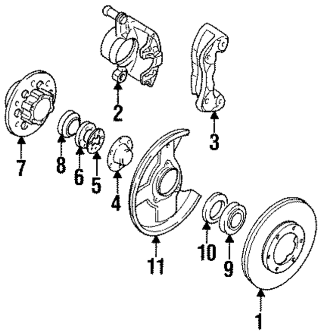 8943619271 - : Disc Brake Rotor for Honda Image