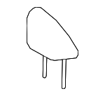 7191012N91C3 - Body: Headrest for Toyota: Corolla Image