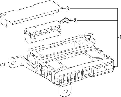 Communication System Components for 2019 Toyota Camry #0