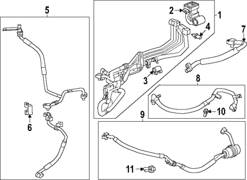Condenser, Compressor & Lines for 2025 GMC Sierra EV #1