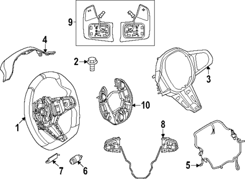 Steering Wheel & Trim for 2023 BMW M2 #1