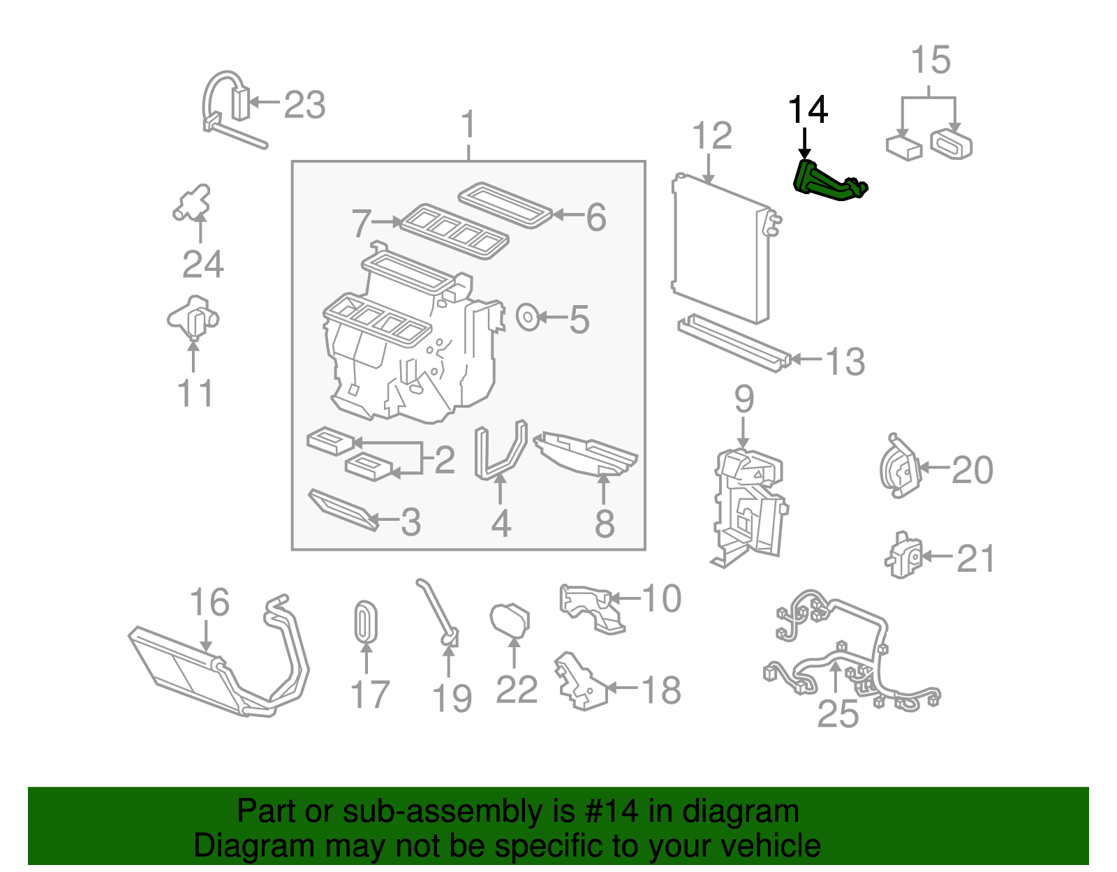 20092014 Acura TL Front AC Line 80322TK4A51 Acura OEM Parts Online