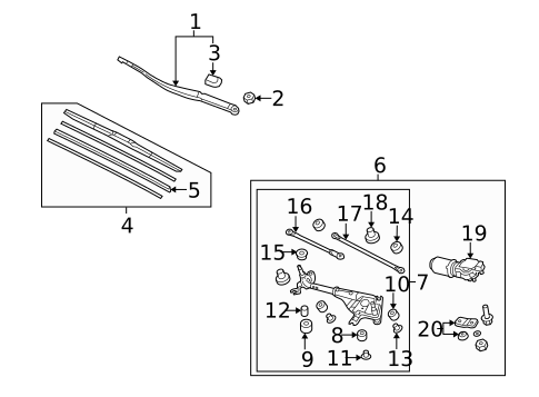 Wipers for 2010 Acura TSX #0