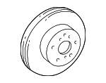 4351252090 - Brakes: Rotor for Toyota: Echo, MR2 Spyder Image