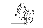 446552032 - : 2000-2003 Toyota Echo - Brake Pads for Toyota Image
