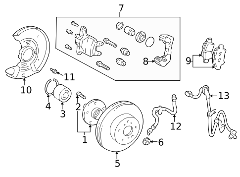 Anti-Lock Brakes for 2002 Toyota Echo #1