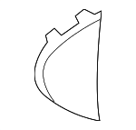 77215SJAA01ZA - Body: End Cap for Acura: RL Image