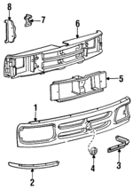 ZZM150720 - : 1994-1997 Mazda - Reinforced Panel Bracket for Mazda: B2300, B3000, B4000 Image