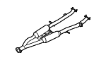 203001BA0A - Exhaust: Center Muffler for INFINITI: EX35 Image
