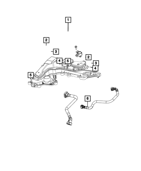 Crankcase Ventilation for 2026 Jeep Cherokee #0