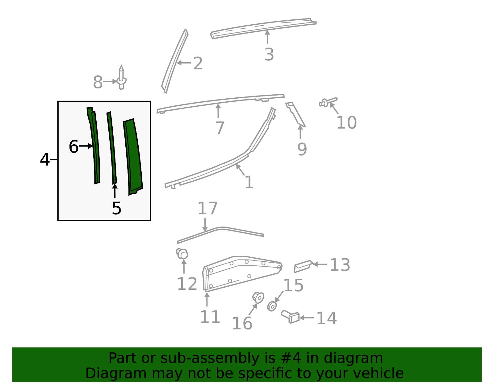 Door Applique - Exterior Accent Trim OEM | AutoNation Parts