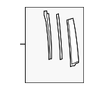 75076F4021 - Body: Applique for Toyota: C-HR Image