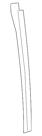 67866F4010 - Body: Applique Weatherstrip for Toyota: C-HR Image