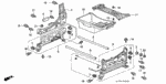 90135SK7A01 - Interior/Bumper: BOLT-WASHER (10X27) for Honda Image