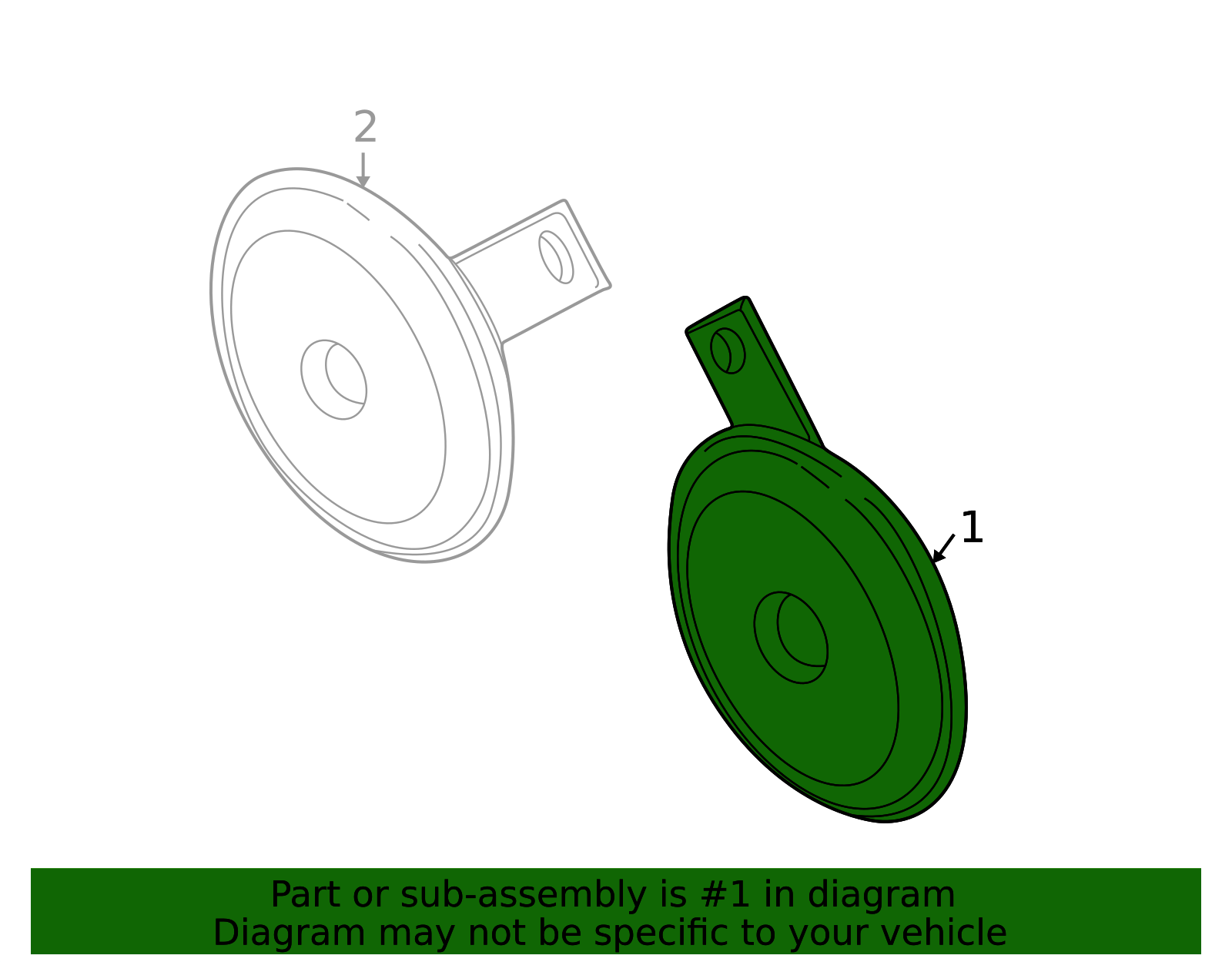 thumbnail image 2 of OEM Subaru Radiator Lower Bracket – 2000-2006 Legacy Baja, Part 45124AE020 2 of 4