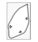 72350T56A11 - Body: Door Seal for Honda Image