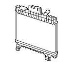 95812121801 - Cooling System: Auxiliary Radiator for Porsche: Cayenne Image