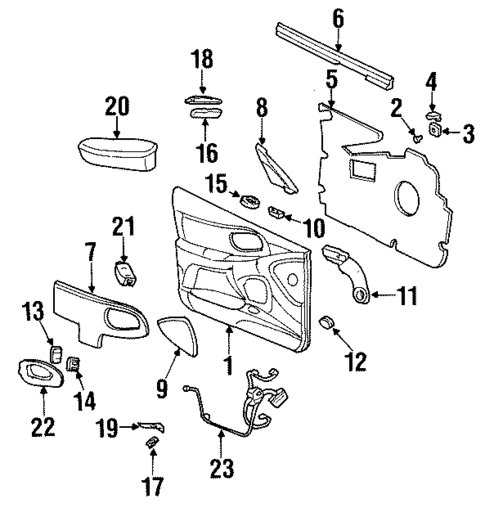 Trunk for 2003 Oldsmobile Aurora #0